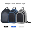 New Design Fashion Backpack with Solar Charging Waterproof Travel OEM Laptop Solar Backpack for Travel Hiking