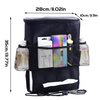 Wholesale Foldable Car Trunk Box Organizer Cooler Bag with Mesh Pocket Portable Drink Seat Organizer Car