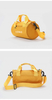 Customized Logo Large Capacity Yellow Duffle Bags Gym Kids Waterproof Sports Travel Bag