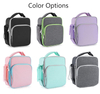 Waterproof easy clean children thermal lunch box thermo insulation aluminium insulated cooler kids lunch bag for school