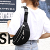 custom logo waterproof fanny pack with multi pockets durable travel waist belt bags fashion bum bag for women