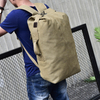 Stylish canvas travel outdoor camping picnic backpack rucksack custom hiking waxed canvas backpack shoulder