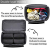 Wholesale Pet Travel Bag Double-Layer Pet Supplies Backpack Custom Logo Pet Food Storage Portable