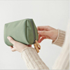 Green Traveling Portable Makeup Bag Make Up Holder Cosmetic Zipper Bags Toiletry Pouch For Girls