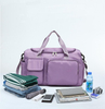 Outdoor Waterproof Woman Girls Custom Sports Travel Shoe Compartment Weekender Bag Gym Bags With Handle