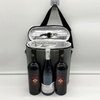 Factory made wholesale waterproof high quality portable custom logo sling insulated wine cooler tote bag for 3 bottle