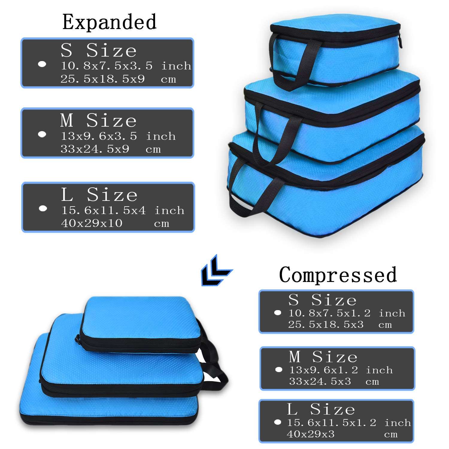 Travel Luggage Packing Organizers Product Details