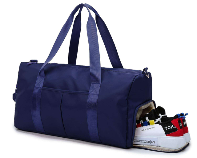 Custom Gym Weekender Bag with Shoes Compartment And Large Wet Pocket for Beach Swim Workout Sport Travel Weekend