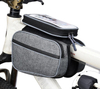 WHEEL PU Shoulder Strap Waterproof Handlebar Bag For Bike Multi-purpose Cycling Bag