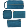 Lady Travel Organizer Bag Case Makeup Brush Zipper Cosmetic Bag Custom Label Clutch Purse Pouch