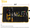 Multi-purpose Organizer tool Roll Up Bag Pouch Rolling Tool Hanging Bag Tools Bag Work Heavy Duty