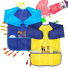 Children Waterproof Artist Painting Aprons Kids Art Smocks with Long Sleeve and 3 Pockets