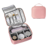 Portable Custom Logo Girls Makeup Organizer Women Toiletry Bathroom Make Up Kits Storage Bag Cosmetic Travel Case