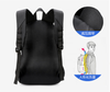 Lightweight Casual Travel Backpack Simple Daily Rucksack Business Shoulder Bag For Men & Women