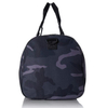 Camo Camping Weekend Overnight Gym Duffel Sport Bag Mens Travel Duffle Bag with Shoe Compartment
