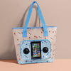 New Arrival Touch-screen Built in Speaker Custom Logo Grocery Insulated Tote Cooler Bag With Radio