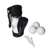 Zippered Barrel Leather PVC Mini Golf Ball Tees Organizer OEM Detachable Cylinder Golf Pouch Bag Cheap Wholesale