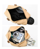 Heavy Duty Zipper Weekender Overnight Duffle Travel Gym Sport Duffel Bag with Shoe Compartments Sports Messenger Crossbody Bag