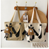 Custom Printed Tote Shoulder Handbags Sling Bag China Crossbody Bag Men Girls Tote Bag Canvas with Long Handle