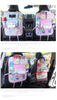 Wholesale Custom Logo Car Pocket Organizer Car Seat Back Storage Trunk Storage Backseat Organizer with Tissue Box