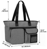Large Capacity Women Office Work Carry Shoulder Bag Nurse Tote Bag for Work with Padded 15.6 Laptop Sleeve Cheap Wholesale