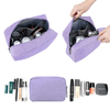 Wholesale Zippered Cosmetic Travel Bag Makeup Carrying Case, Mini Packing Cube Compliant Bag, Toiletry Carry Pouch Organizer