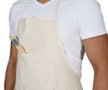 Adjustable Professional Bib Apron 100% Cotton Canvas Waterproof Apron With 3 Pockets for Women Men Adults