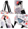 Eco Friendly Customised Printed Fashion Tote Bag Portable Daily Use Book Bottle Organizer Shopping Utility Tote Bag
