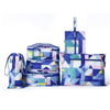 Fashion Digital Printing Waterproof Packing Cubes 6 Pcs Set Oem Customized Travel Packing Cubes Luggage