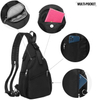 Designer mini sling chest bag for women usb charging sport sling anti-theft shoulder bags wholesale