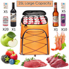 Large Capacity Picnic Camping Cooler Backpack Waterproof Insulation Food Wine Beer Delivery Bag