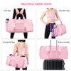 35L Large Sport Gym Bag For Woman Waterproof Travel Carry On Bag Overnight Workout Girl Dance Bag With Dry And Wet Separation