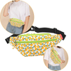 Wholesale Customized Printing Running Fanny Pack Cotton Canvas Waist Bag For Women