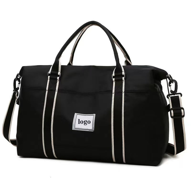 Custom Small Duffel Bag for Women Waterproof Travel Shoulder Weekender Overnight Bag Lightweight Sports Gym Tote Bag