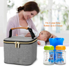Wholesale Breastmilk Storage Tote Baby Bottle Cooler Insulated Totes Bags Picnic Bag with Handle