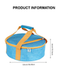 Custom Round Portable Thermal Insulation Bag Lunch Pizza Cooler Bag Waterproof Picnic Cake Crisper Bag