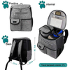 2022 New Travel Bag for Dogs Or Weekend Organizer Bag Dog Travel Backpack Included 2 Dog Food Carriers Bag, and 2 bowls