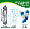 Factory custom Logo Large capacity Bottle Beer Insulated Wine waterproof Bag Golf Cooler Bag