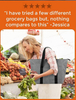 Heavy Duty Foldable Food Storage Bag Packable Picnic Grocery Carrier Bag Tote Shopping Reusable Grocery Bags Zipper