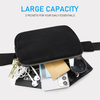 custom logo nylon crossbody fanny packs for women men waterproof belt bag bum bag with adjustable strap