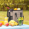 promotional insulated freezer thermal carrying padded cooler bag tote travel 6 bottle wine cooler bag insulated