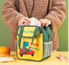 Portable Lunch Bag New Thermal Insulated Lunch Box Tote Cooler Handbag Cartoon Pattern Bento Food Bag