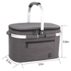 Custom insulated thermal folding cooler picnic basket