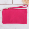 Promotional Cotton Cosmetic Bag Custom Make Up Bag Women Canvas Toiletry Bag for Travel