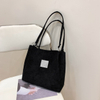 Customized Women\'s Shoulder Bags for Women Designer Handbags Open Oversize Clutch Purse Corduroy Bucket Bag