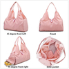 Fashionable Multi-purpose Polyester Women Sport Gym Tote Duffel Bag Outdoor Camping Shoes Pocket Yoga Mat Storage Bag