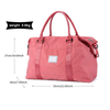 Upgraded Larger Thicken Travel Duffel Bag Sports Tote Gym Bag Shoulder Weekender Overnight Workout Nylon Duffel Bag for Women