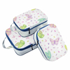 Printing Travel Packing Cubes 3 Pcs Set Suitcase Organizer Travel Bags Packing Cubes for Travel Compression
