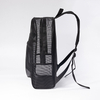 Heavy Duty Custom Logo Black Cycling Sports Gym Eco Friendly Nylon Mesh Backpack Bag