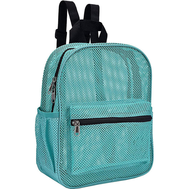Mini Mesh Backpack for Women Girls Mini Transparent Student Mesh Backpacks Mesh Backpack School See Through